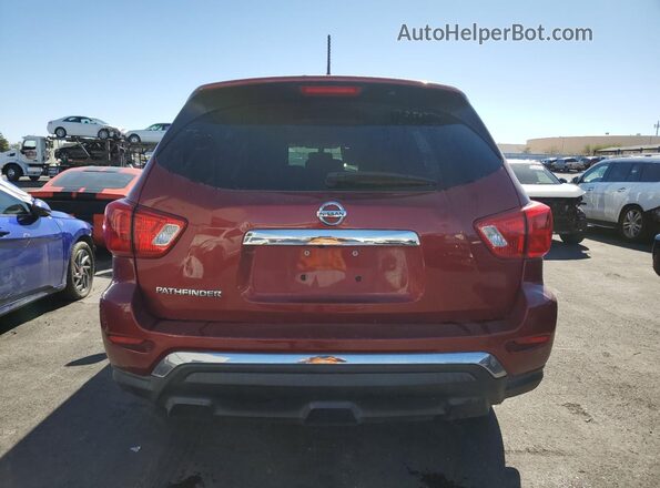 5N1DR2MNXHC699653 2017 NISSAN PATHFINDER Red Вид ззаду