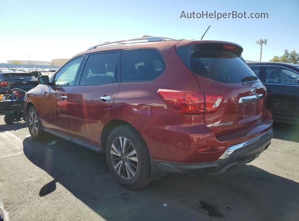 5N1DR2MNXHC699653 2017 NISSAN PATHFINDER Red Задня ліва чверть
