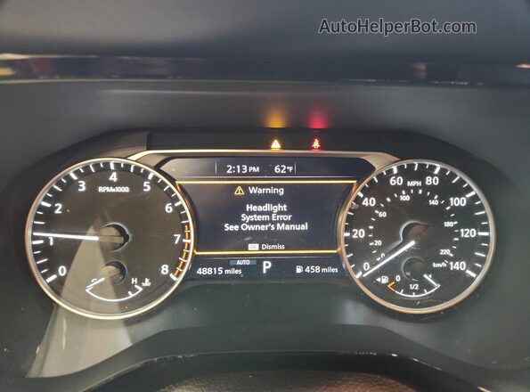 5N1DR3BD3PC269560 2023 NISSAN PATHFINDER Red Widok zestawu wskaźników