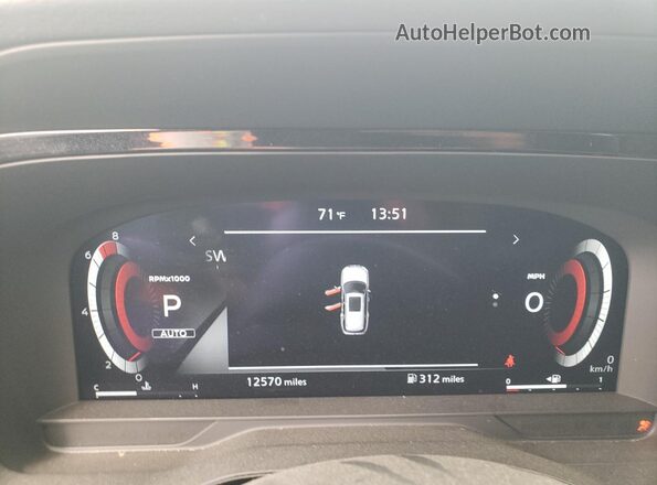 5N1DR3DJ3SC222332 2025 NISSAN PATHFINDER Green Սարքավորումների վահանակի տեսք
