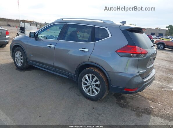 5N1ET2MT0HC780682 2017 NISSAN ROGUE HYBRID Gray Задня ліва чверть