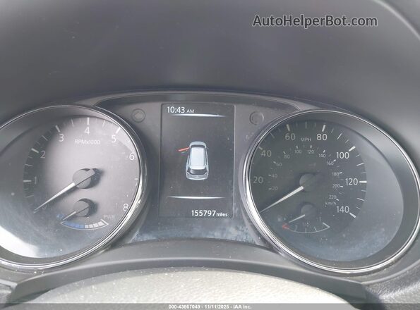 5N1ET2MT0HC780682 2017 NISSAN ROGUE HYBRID Gray Вид задніх сидінь