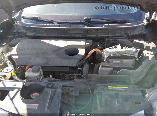 5N1ET2MT9HC795875 2017 NISSAN ROGUE HYBRID Black Вид ззаду