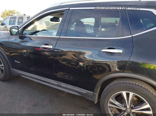 5N1ET2MT9HC795875 2017 NISSAN ROGUE HYBRID Black Панорамний вид салону 360°