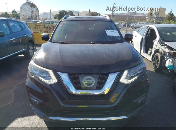 5N1ET2MT9HC795875 2017 NISSAN ROGUE HYBRID Black Вид щитка приладів