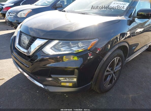 5N1ET2MT9HC795875 2017 NISSAN ROGUE HYBRID Black Вид спереду