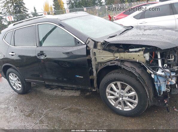 5N1ET2MV1HC830362 2017 NISSAN ROGUE HYBRID Black Սալոնի 360 աստիճան տեսք
