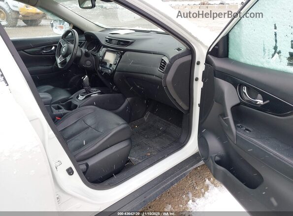 5N1ET2MV5HC769520 2017 NISSAN ROGUE HYBRID White Vista interior delantera