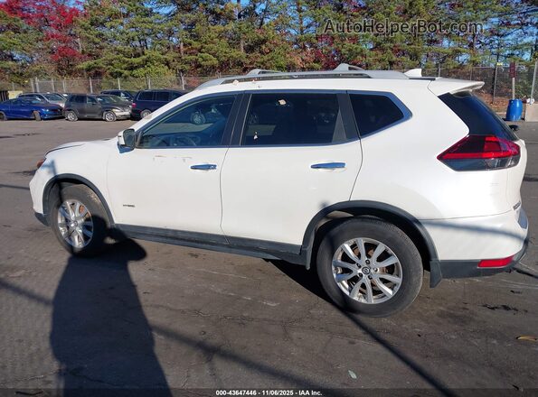 5N1ET2MV8KC727933 2019 NISSAN ROGUE HYBRID White Սալոնի 360 աստիճան տեսք