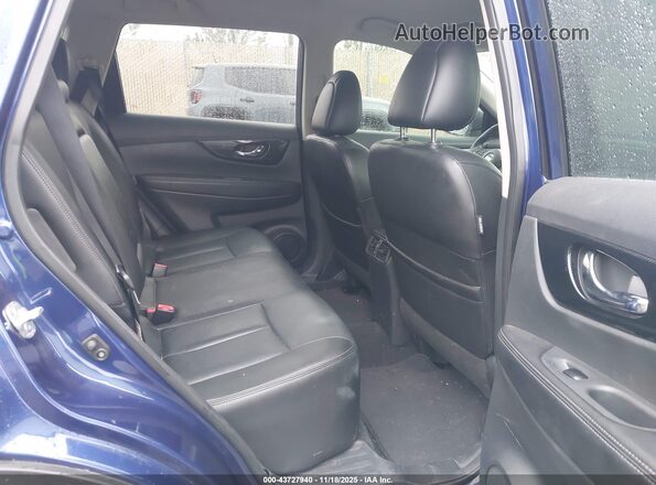 5N1ET2MVXHC790153 2017 NISSAN ROGUE HYBRID Blue Vista de la etiqueta del VIN