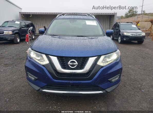 5N1ET2MVXHC790153 2017 NISSAN ROGUE HYBRID Blue Vista del cuadro de instrumentos