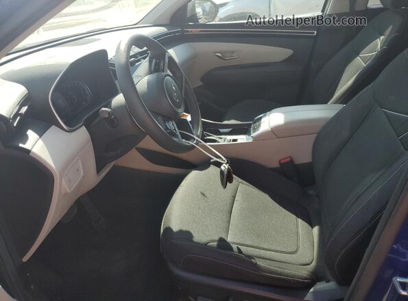 5NMJB3AE4NH041233 2022 HYUNDAI TUCSON Blue Սալոնի դիմացի տեսք