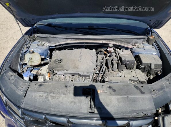5NMJB3AE4NH041233 2022 HYUNDAI TUCSON Blue Շարժիչի բաժամունքի տեսք