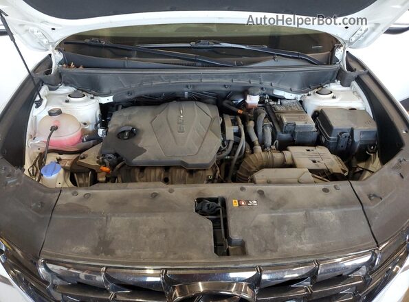 5NMJC3AE8NH001136 2022 HYUNDAI TUCSON Белый Вид подкапотного пространства