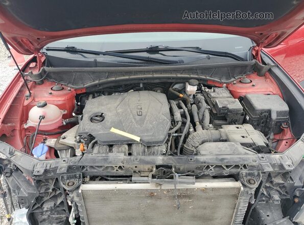 5NMJCCAE7NH077592 2022 HYUNDAI TUCSON Красный Вид подкапотного пространства