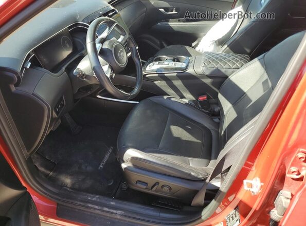 5NMJE3AE6NH005244 2022 HYUNDAI TUCSON Red Widok wnętrza z przodu
