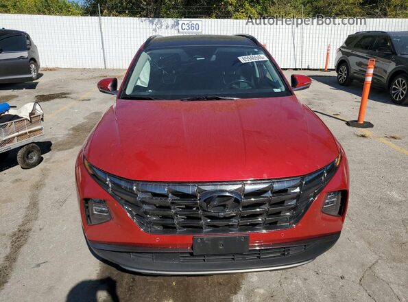 5NMJE3AE6NH005244 2022 HYUNDAI TUCSON Red Widok z przodu