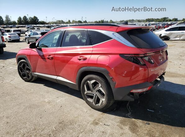 5NMJE3AE6NH005244 2022 HYUNDAI TUCSON Red Tył lewy