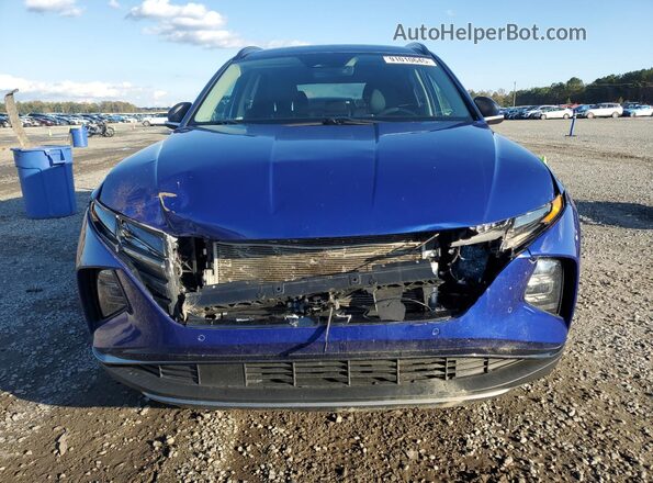 5NMJE3AEXNH094638 2022 HYUNDAI TUCSON Blue Front view