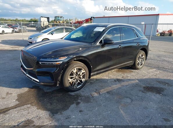 5NMMADTB5RH006750 2024 GENESIS GV70 Black Առջևի ձախ երեք քառորդ տեսարան