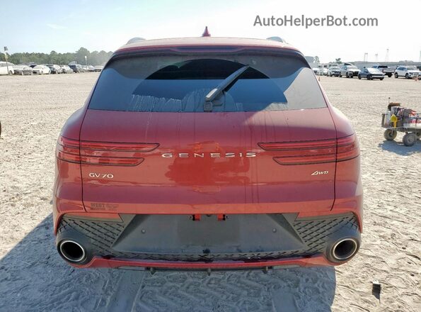5NMMADTB5SH030391 2025 GENESIS GV70 Red Rear view