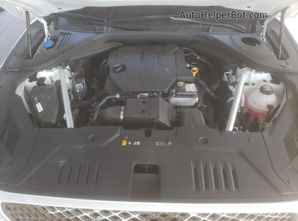 5NMMADTB9SH021029 2025 GENESIS GV70 White Engine compartment view