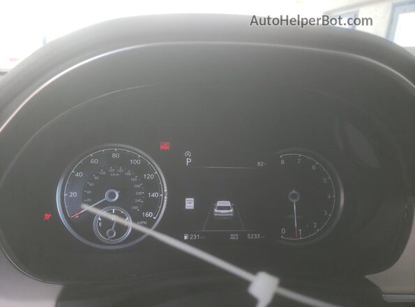 5NMMADTB9SH021029 2025 GENESIS GV70 White Instrument cluster view