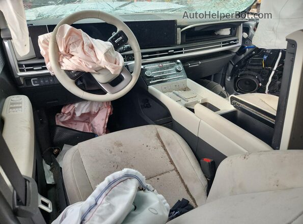 5NMP14GL4SH104741 2025 HYUNDAI SANTA Silver Dashboard view