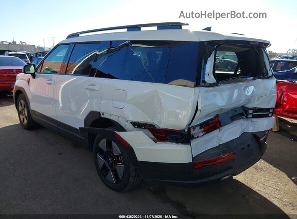 5NMP24G19SH025593 2025 HYUNDAI SANTA FE HYBRID White Trasero izquierdo