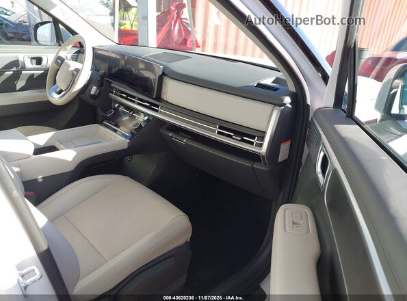 5NMP24G19SH025593 2025 HYUNDAI SANTA FE HYBRID White Vista interior delantera