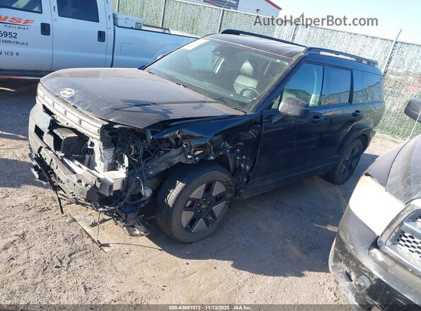 5NMP2DG11RH003677 2024 HYUNDAI SANTA FE HYBRID Black Vista tres cuartos delantera izquierda