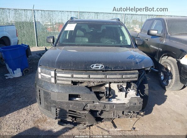 5NMP2DG11RH003677 2024 HYUNDAI SANTA FE HYBRID Black Vista interior trasera