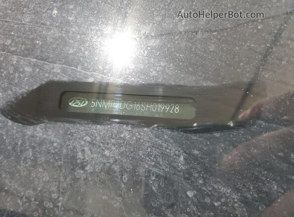 5NMP2DG16SH019928 2025 HYUNDAI SANTA Gray Vista de la etiqueta del VIN
