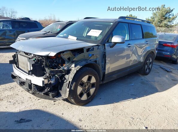 5NMP2DG1XRH013267 2024 HYUNDAI SANTA FE HYBRID Silver Առջևի ձախ երեք քառորդ տեսարան