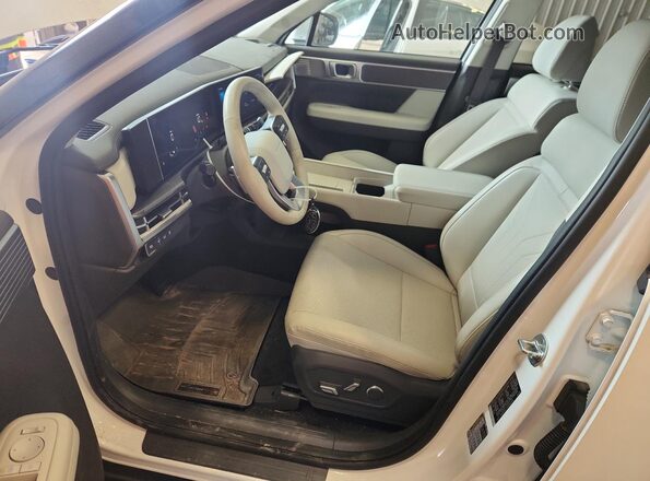 5NMP2DGL5RH006955 2024 HYUNDAI SANTA White Widok wnętrza z przodu