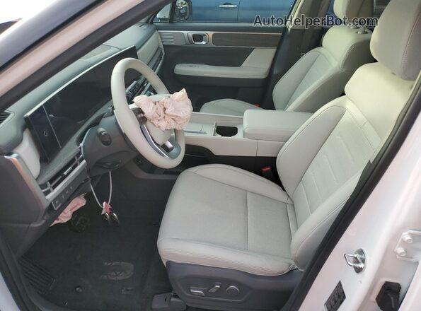 5NMP34G12SH017963 2025 HYUNDAI SANTA White Widok wnętrza z przodu