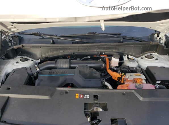 5NMP34G12SH017963 2025 HYUNDAI SANTA White Widok komory silnika