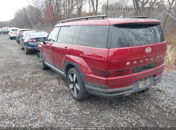 5NMP3DG13RH015732 2024 HYUNDAI SANTA FE HYBRID Red Հետևի ձախ