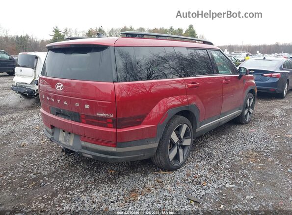 5NMP3DG13RH015732 2024 HYUNDAI SANTA FE HYBRID Red Հետևի աջ