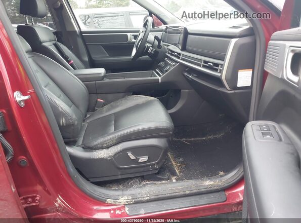 5NMP3DG13RH015732 2024 HYUNDAI SANTA FE HYBRID Red Սալոնի դիմացի տեսք