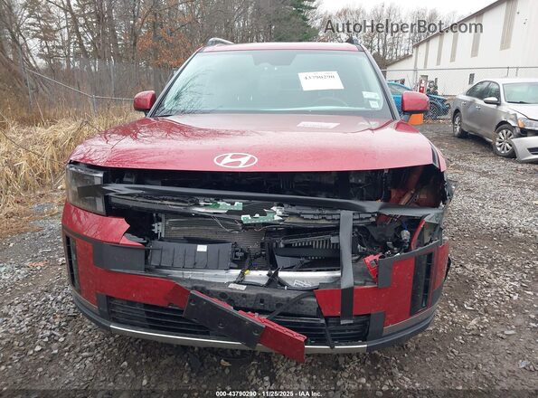 5NMP3DG13RH015732 2024 HYUNDAI SANTA FE HYBRID Red Սարքավորումների վահանակի տեսք