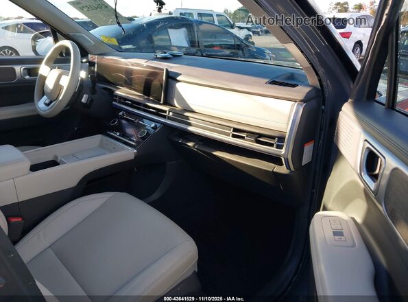 5NMP3DG18RH014933 2024 HYUNDAI SANTA FE HYBRID Gray Front interior view