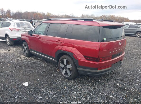 5NMP3DG1XRH015713 2024 HYUNDAI SANTA FE HYBRID Red უკანა მარცხენა