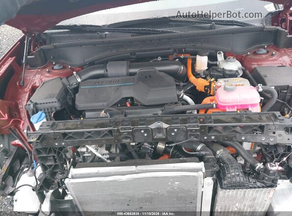 5NMP3DG1XRH015713 2024 HYUNDAI SANTA FE HYBRID Red უკანა ხედი