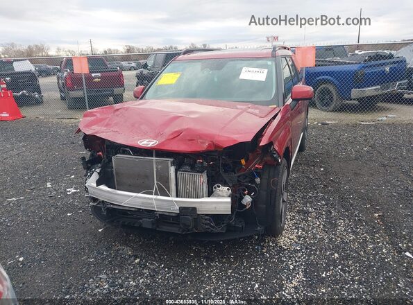 5NMP3DG1XRH015713 2024 HYUNDAI SANTA FE HYBRID Red ხელსაწყოთა პანელის ხედი