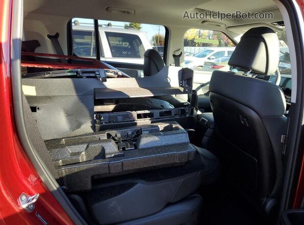 5NMP3DGL6SH140294 2025 HYUNDAI SANTA Red უკანა სავარძლების ხედი