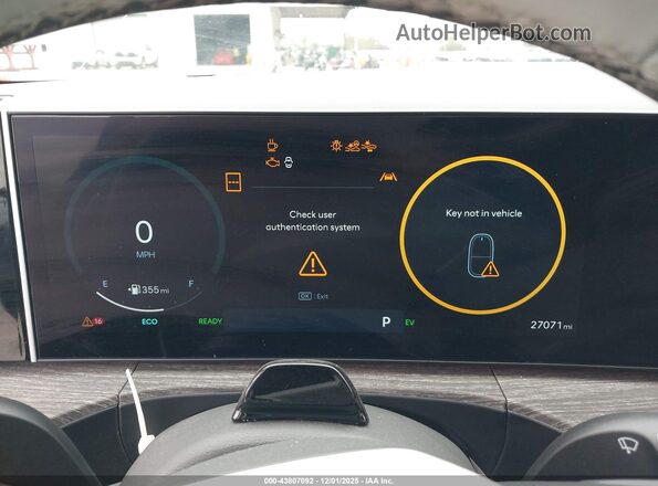 5NMP54G14SH027596 2025 HYUNDAI SANTA FE HYBRID Gray Vista de los asientos traseros