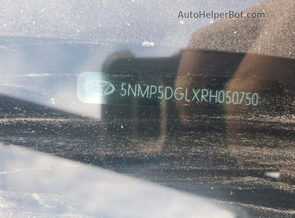 5NMP5DGLXRH050750 2024 HYUNDAI SANTA FE CALLIGRAPHY Gray Vista de la etiqueta del VIN