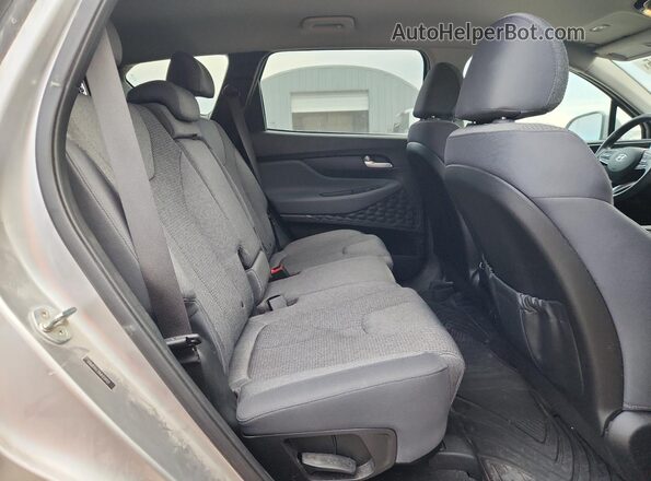5NMS14AJ0MH334927 2021 HYUNDAI SANTA Silver Rear interior view