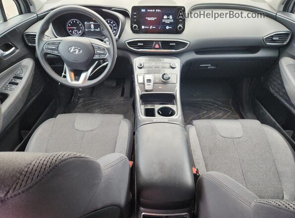 5NMS14AJ0MH334927 2021 HYUNDAI SANTA Silver Dashboard view
